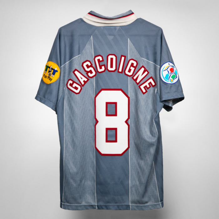 1996-1997 England Umbro Away Shirt #8 Paul Gascoigne