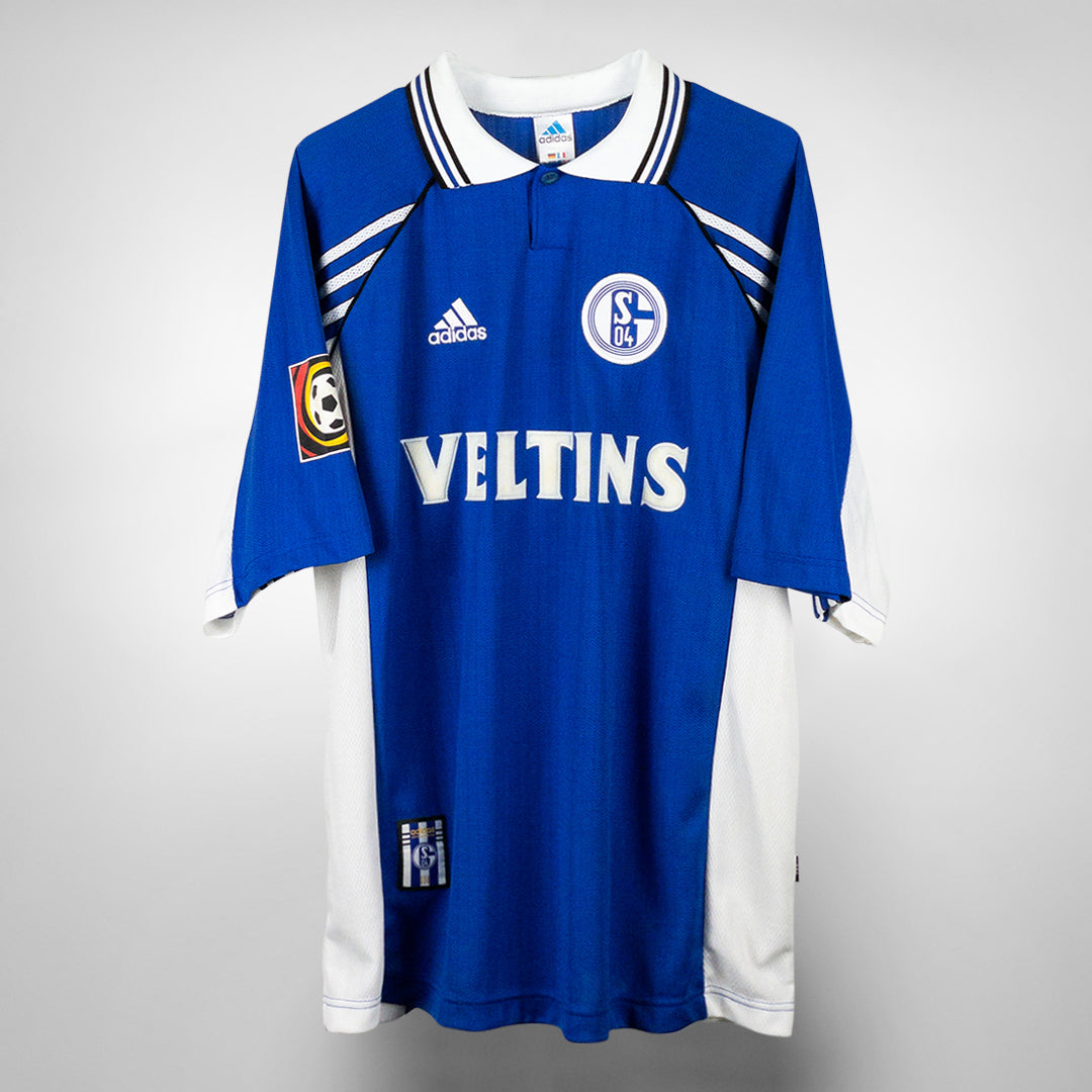 通販サイト一覧 Schalke FC 1998-2000 04 Football Classic | Shirt Home Adidas ウェア