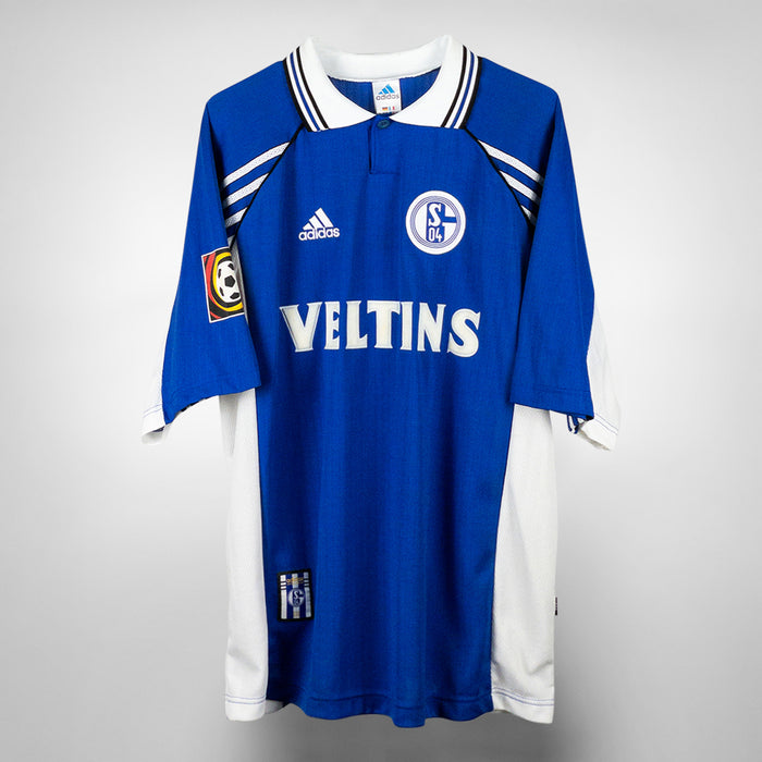 1998-2000 FC Schalke 04 Adidas Home Shirt