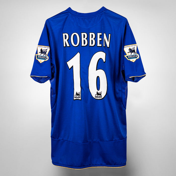 2005-2006 Chelsea Umbro Home Shirt #16 Arjen Robben
