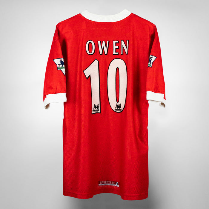 1998-2000 Liverpool Reebok Home Shirt #10 Michael Owen