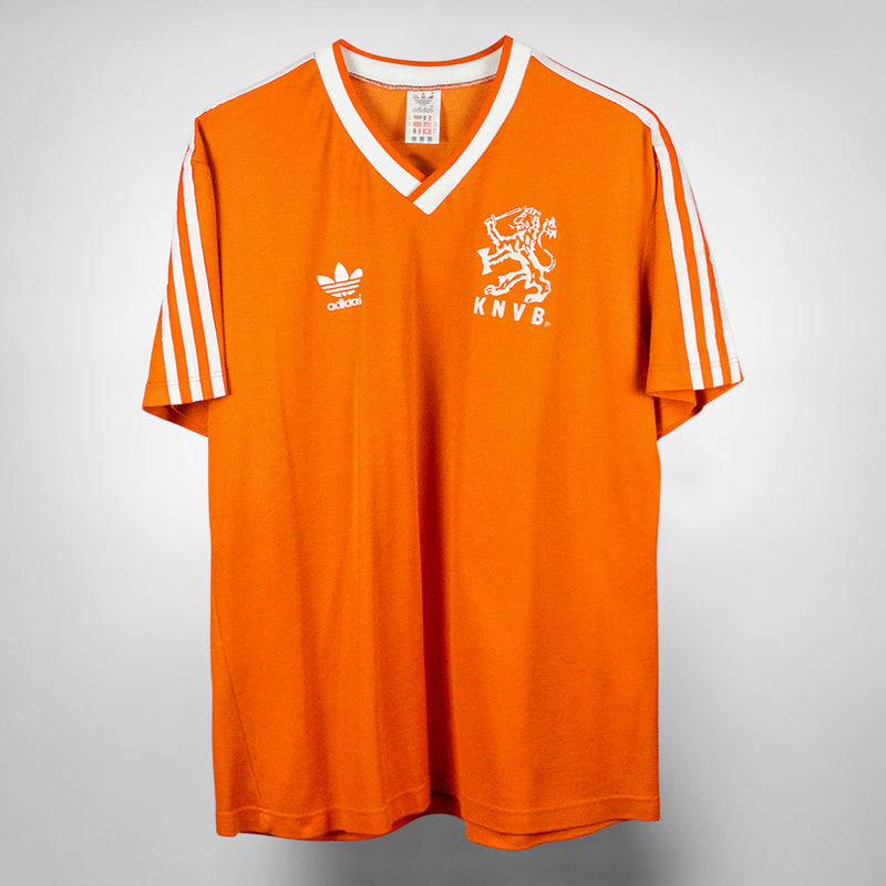 1985-1988 Netherlands Adidas Home Shirt #10 Ruud Gullit