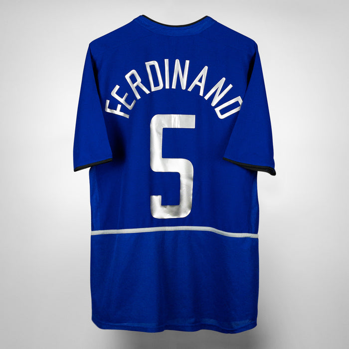 2002-2003 Manchester United Nike Third Shirt #5 Rio Ferdinand