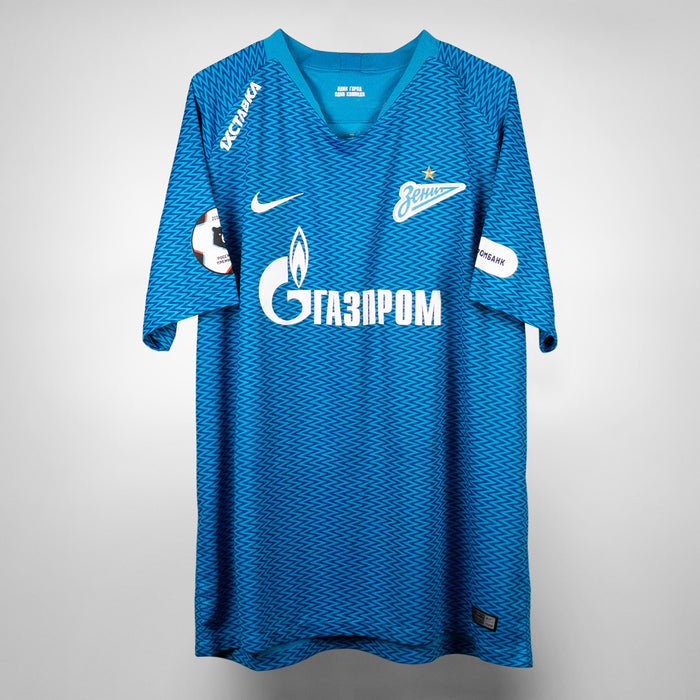 2015-2016 Zenit St. Petersburg Nike Home Shirt #22 Artem Dzyuba