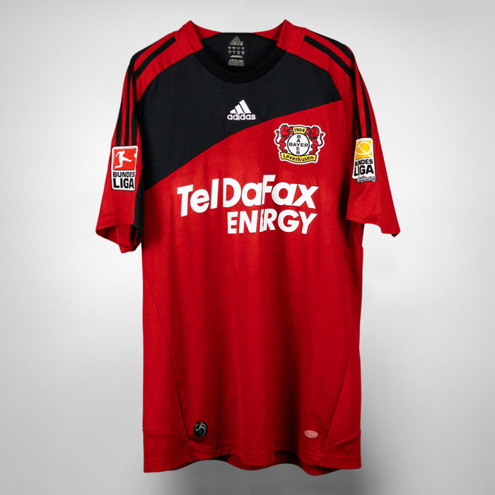 2008-2010 Bayer Leverkusen Adidas Home Shirt #39 Toni Kroos