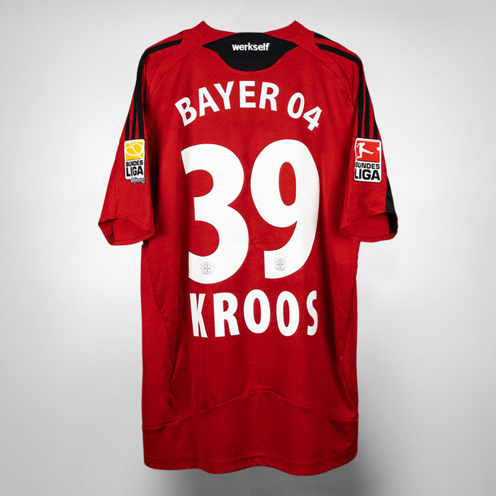 2008-2010 Bayer Leverkusen Adidas Home Shirt #39 Toni Kroos