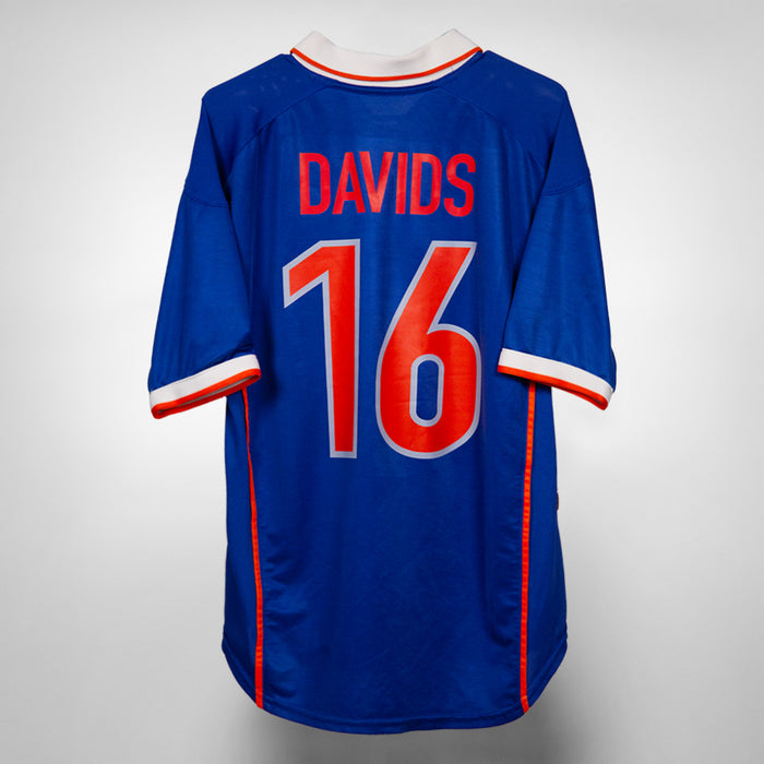 1998-1999 Nike Netherlands Away Shirt #16 Davids
