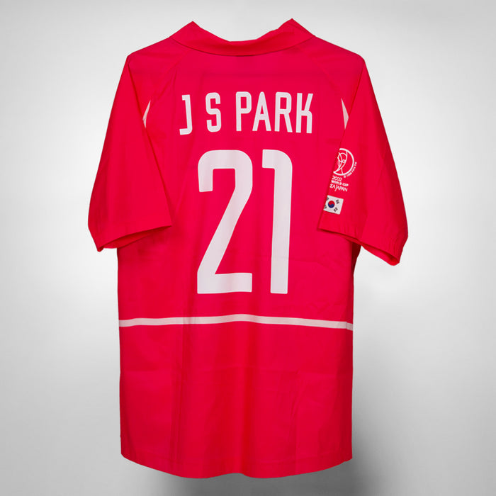 2002 South Korea Nike Home Shirt #21 J.S. Park