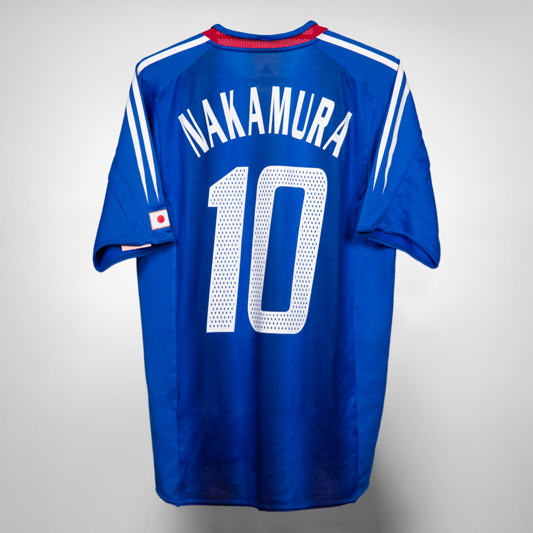 2004-2005 Japan Adidas Home Shirt #10 Nakamura | Classic