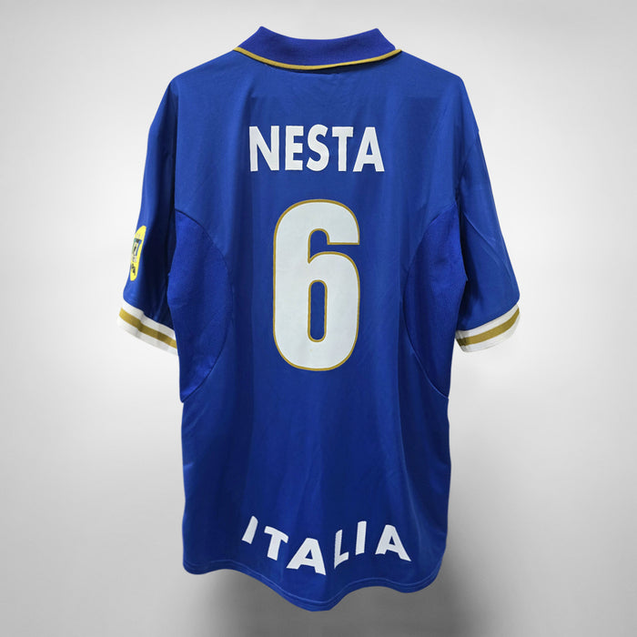 1995-1996 Italy Nike Player Spec Home Shirt #6 Alessandro Nesta - Marketplace