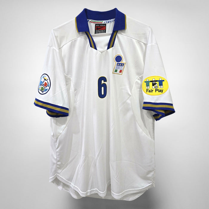 1995-1996 Italy Nike Player Spec Away Shirt #6 Alessandro Nesta - Marketplace - Marketplace