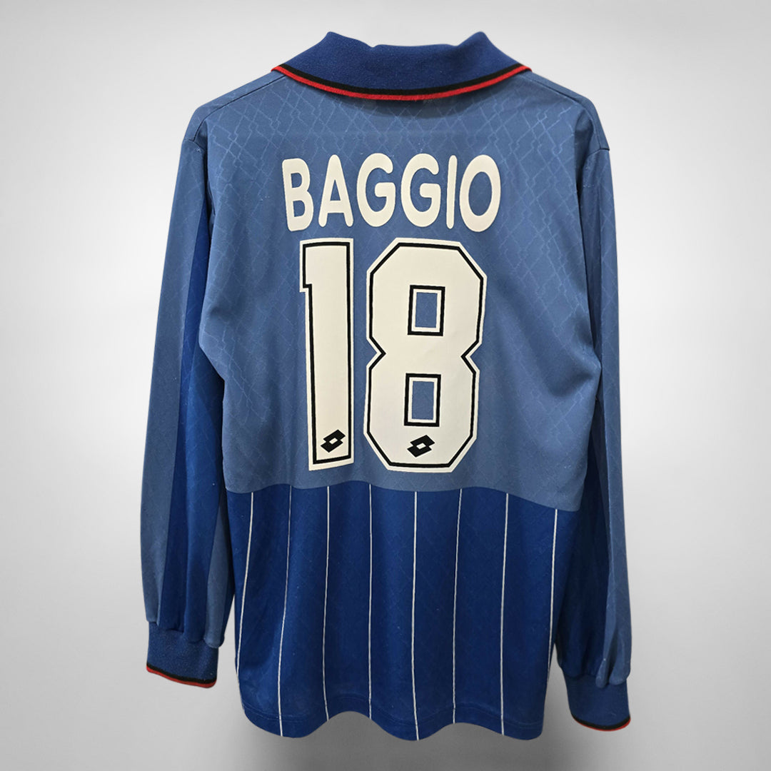1995-1996 AC Milan Lotto Player Spec Fourth Shirt #18