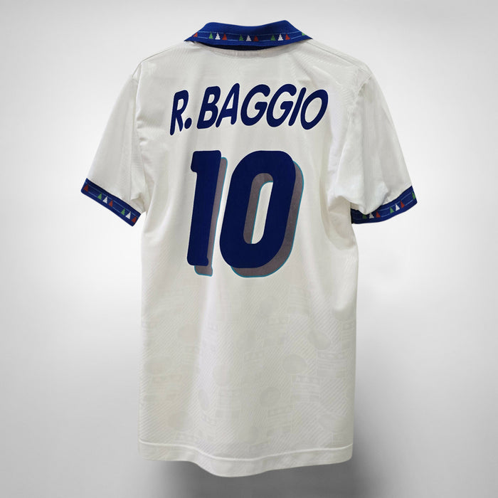 1994 Italy Diadora Player Spec Away Shirt #10 Roberto Baggio - Marketplace