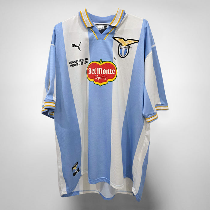 1999-2000 Lazio Puma Player Spec Supercoppa Europa Shirt #23 Juan Sebastian Veron - Marketplace