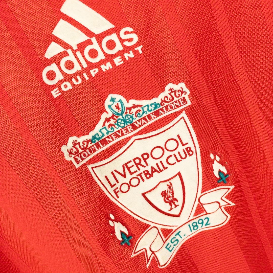 1993-1995 Liverpool Adidas Home Shirt #9 Ian Rush