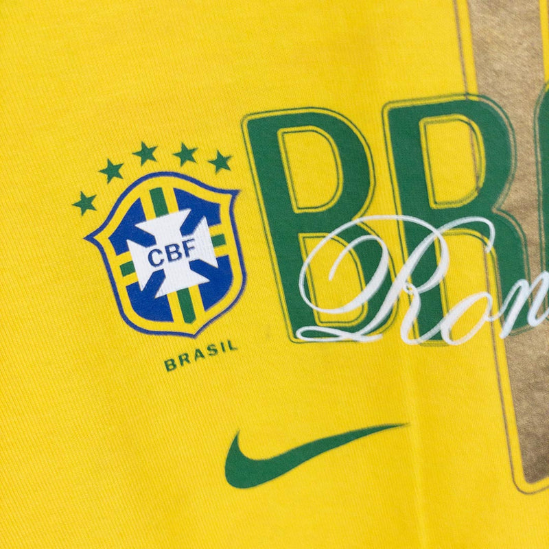 2000 Brazil Nike Graphic Shirt #10 Ronaldinho