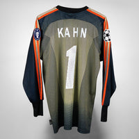 2003-2004 Bayern Munich Adidas Goalkeeper #1 Oliver Kahn