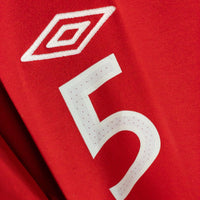 2010-2011 England Umbro Away Shirt #5 Rio Ferdinand