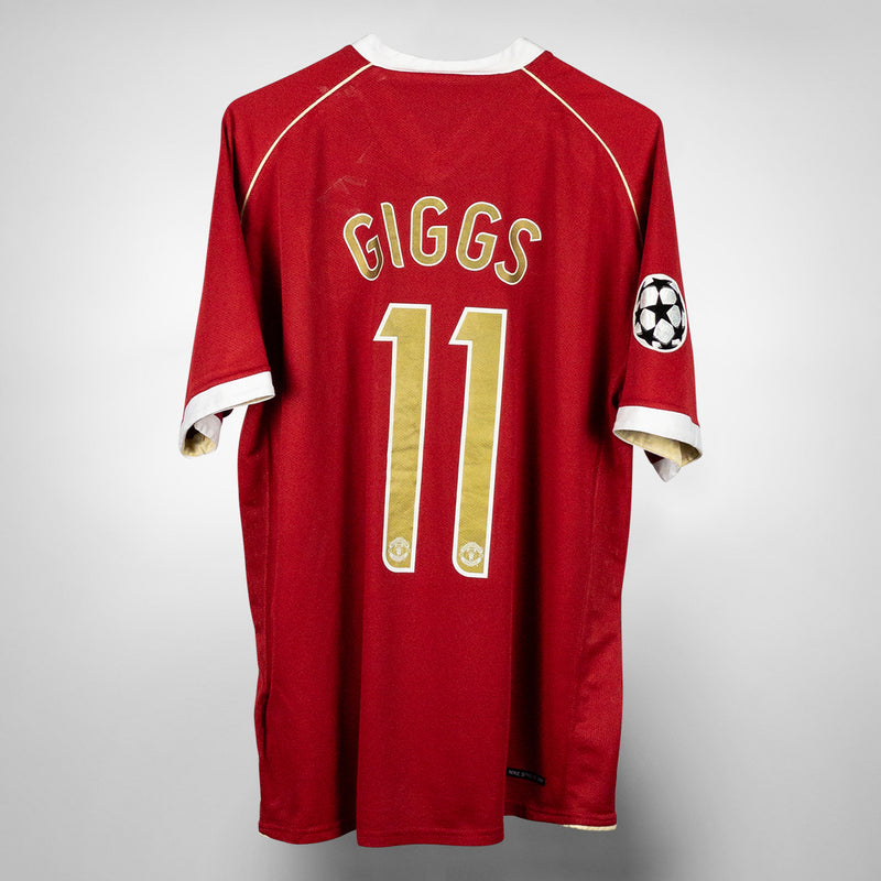 2006-2007 Manchester United Nike Home Shirt #11 Ryan Giggs
