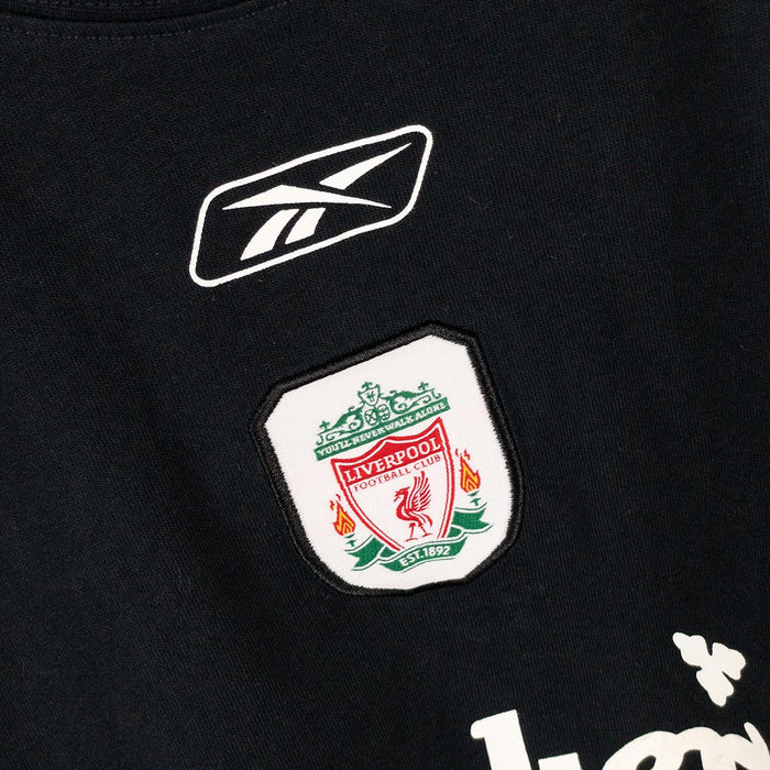 2003-2004 Liverpool Reebok Leisure Shirt - Black