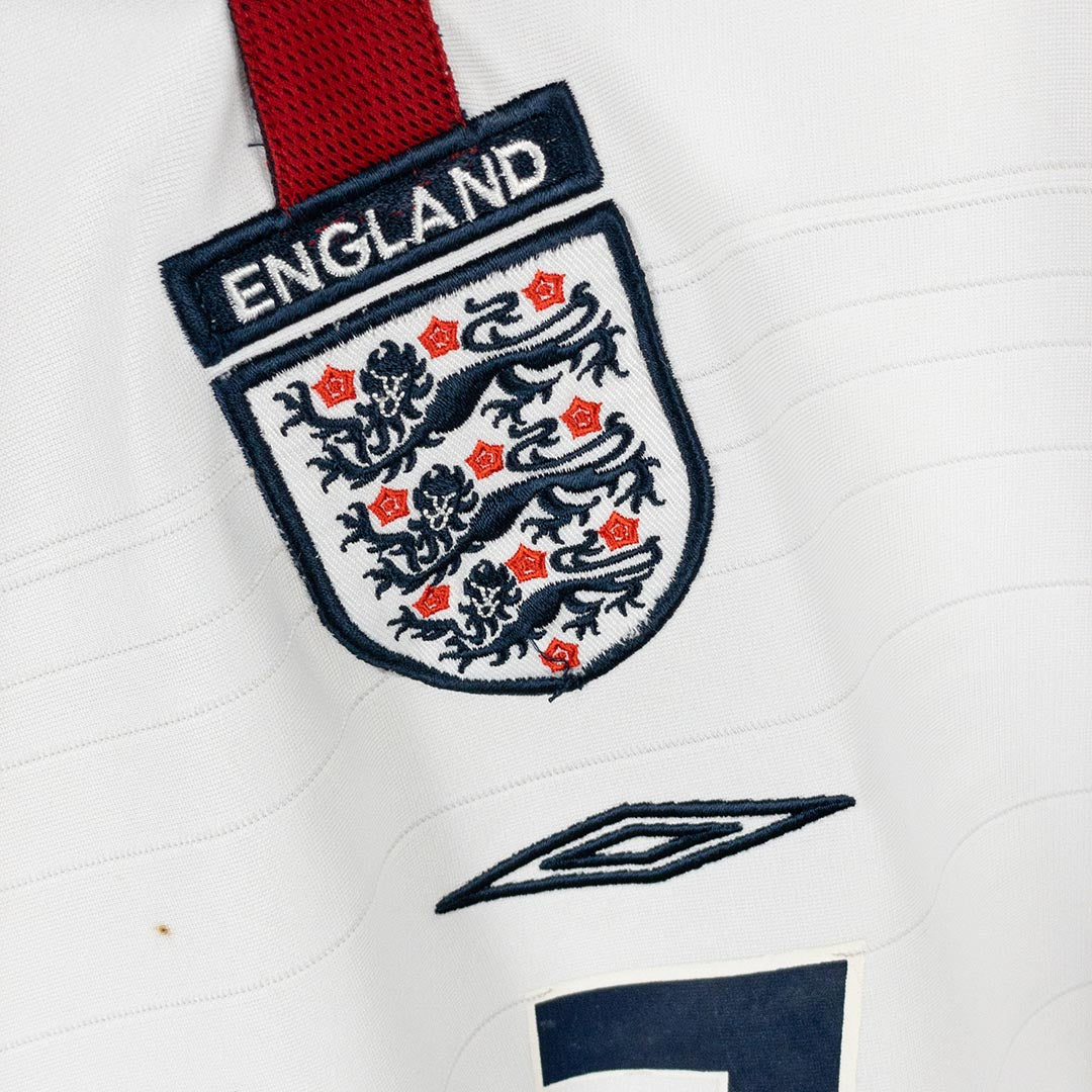 2003-2005 England Umbro Home Shirt #7 David Beckham