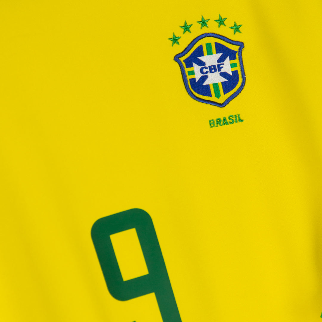 2002-2004 Brazil Nike Home Shirt #9 Ronaldo - Marketplace