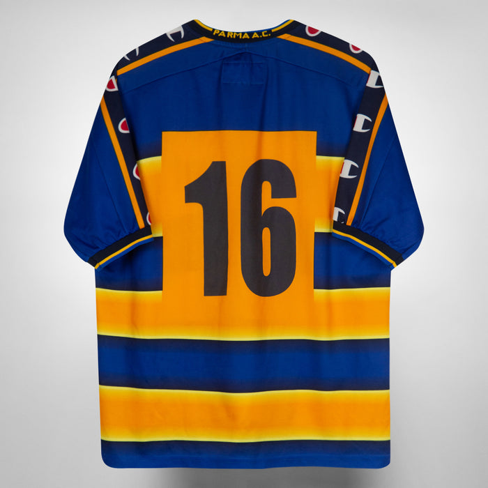 2002-2003 Parma AC Champion Home Shirt #16