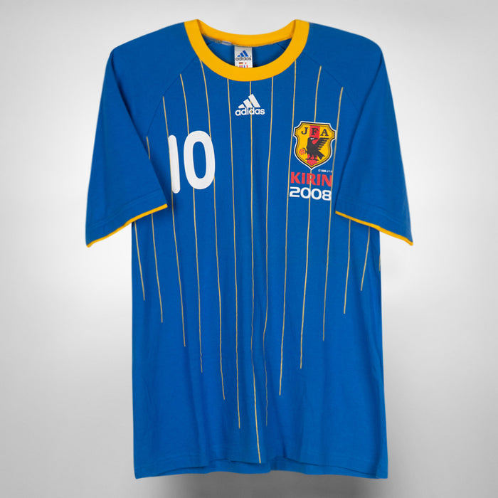 2004 Japan Adidas Cotton Shirt #10