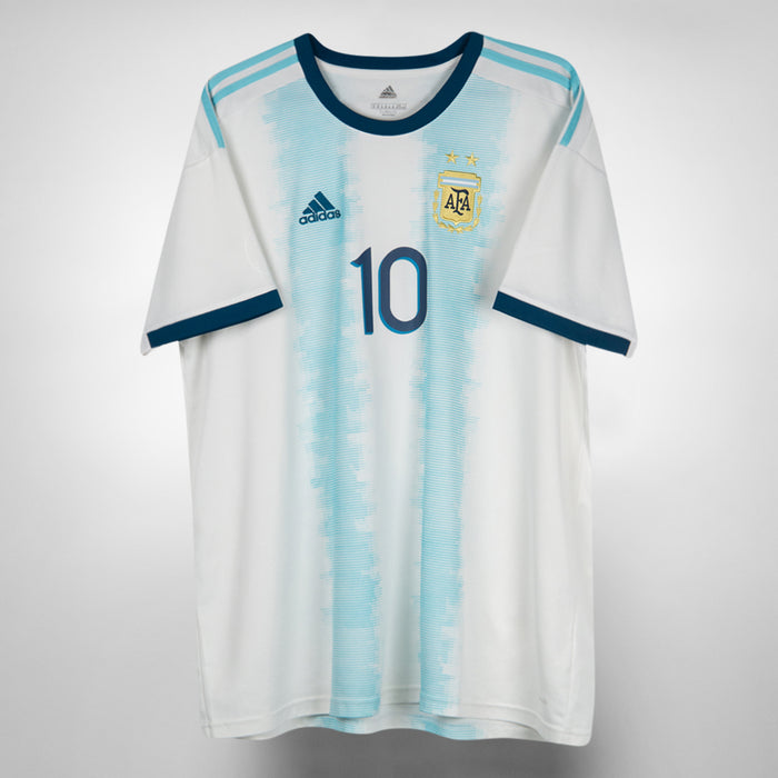 2019-2020 Argentina Adidas Home Shirt #10 Lionel Messi