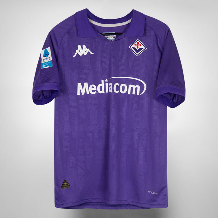 2024-2025 AC Fiorentina Kappa Kombat Home Shirt #43 De Gea