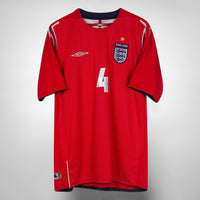 2004-2006 England Umbro Away Shirt #4 Steven Gerrard