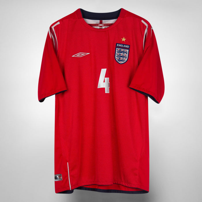 2004-2006 England Umbro Away Shirt #4 Steven Gerrard