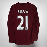 2012-2013 Manchester City Umbro Away Shirt #21 David Silva