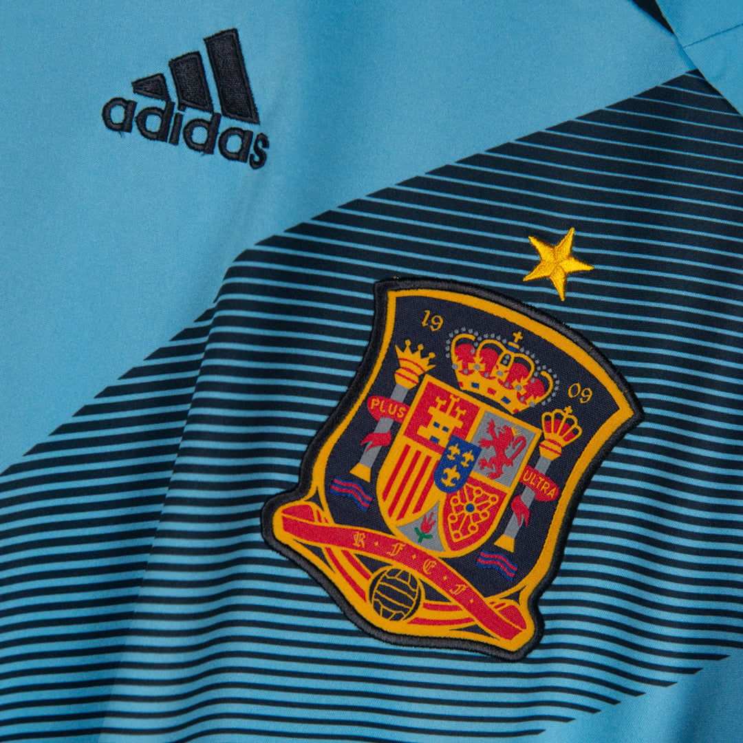 2012-2013 Spain Adidas Away Shirt #6 Andres Iniesta