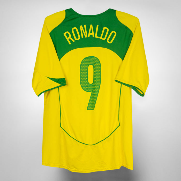 2004-2006 Brazil Nike Home Shirt #9 Ronaldo - Marketplace