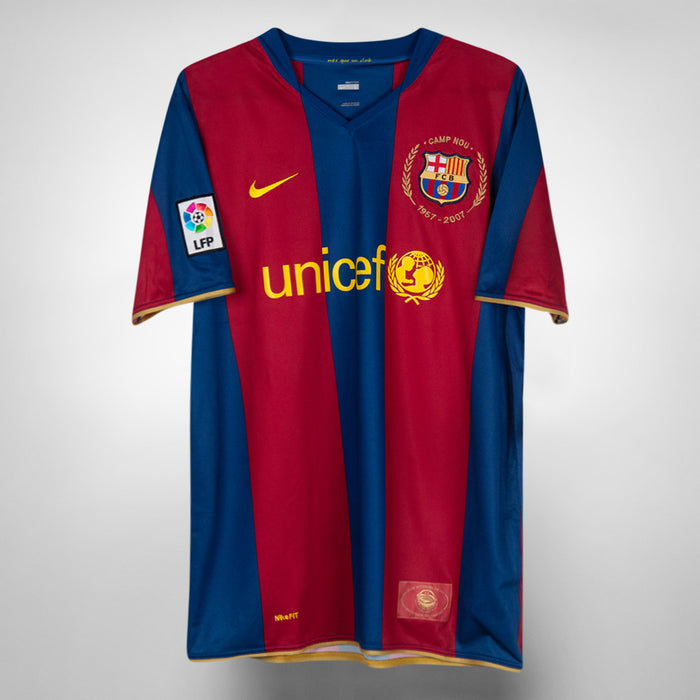 2007-2008 FC Barcelona Nike Home Shirt BNWT #10 Ronaldinho