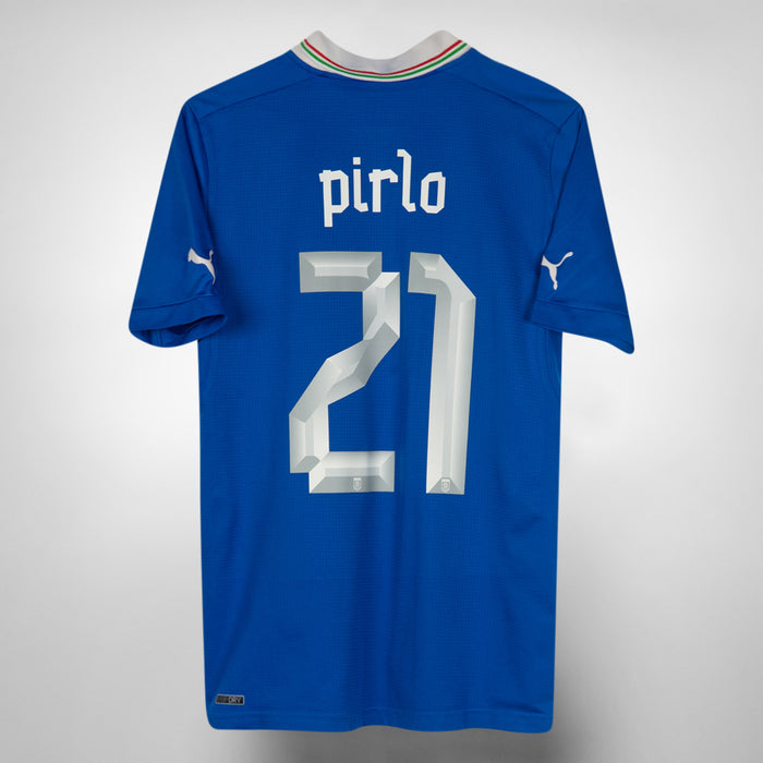 2012-2013 Italy Puma Home Shirt #21 Andrea Pirlo