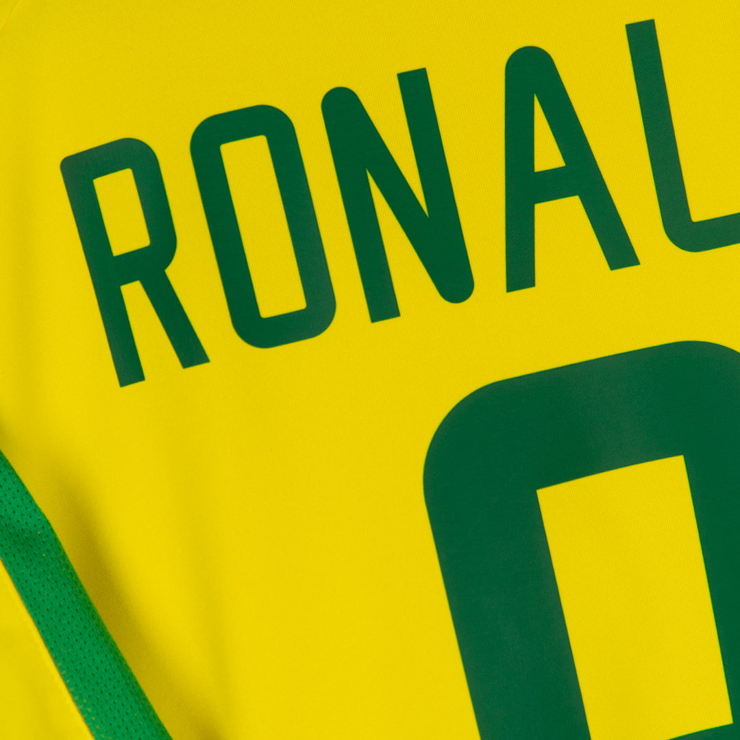 2002-2004 Brazil Nike Home Shirt #9 Ronaldo - Marketplace
