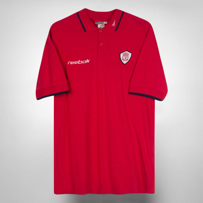 2000s Liverpool Reebok Training Shirt Polo