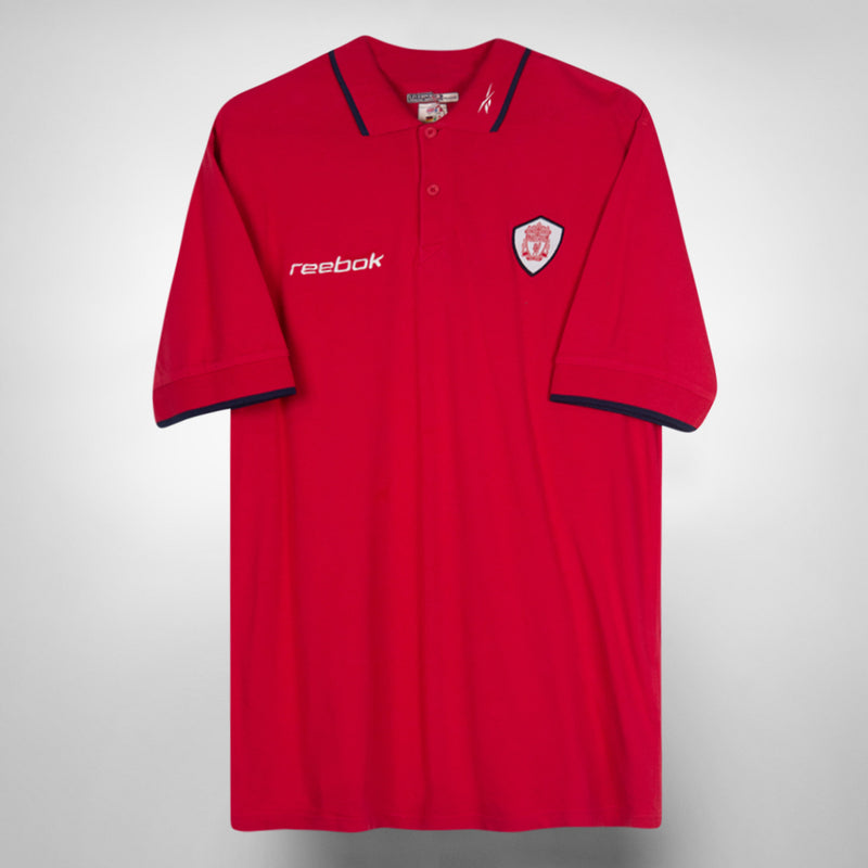 2000s Liverpool Reebok Training Shirt Polo