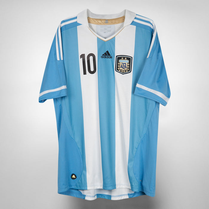 2012 Argentina Adidas Home Shirt #10 Lionel Messi