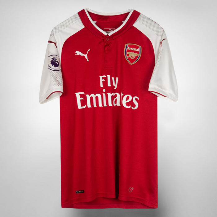 2017-2018 Arsenal Puma Home Shirt #14 Aubameyang