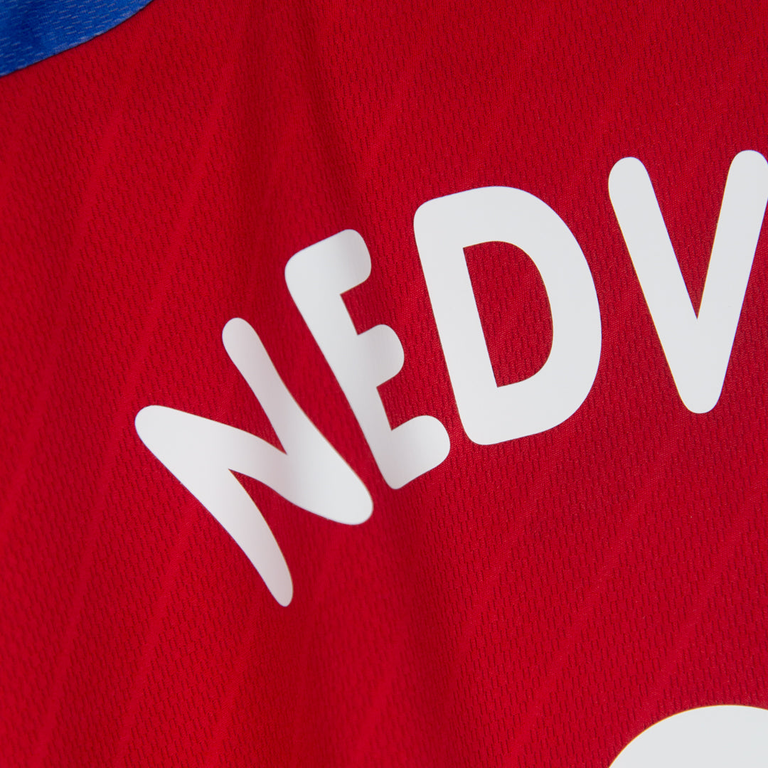 1996-1998 Czech Republic Puma Home Shirt #4 Pavel Nedved