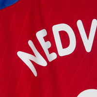 1996-1998 Czech Republic Puma Home Shirt #4 Pavel Nedved