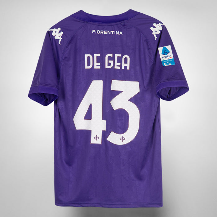 2024-2025 AC Fiorentina Kappa Kombat Home Shirt #43 De Gea
