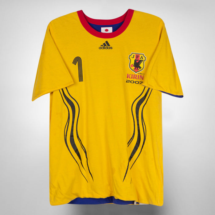 2007 Japan Reversible Adidas Training Shirt #10/#1