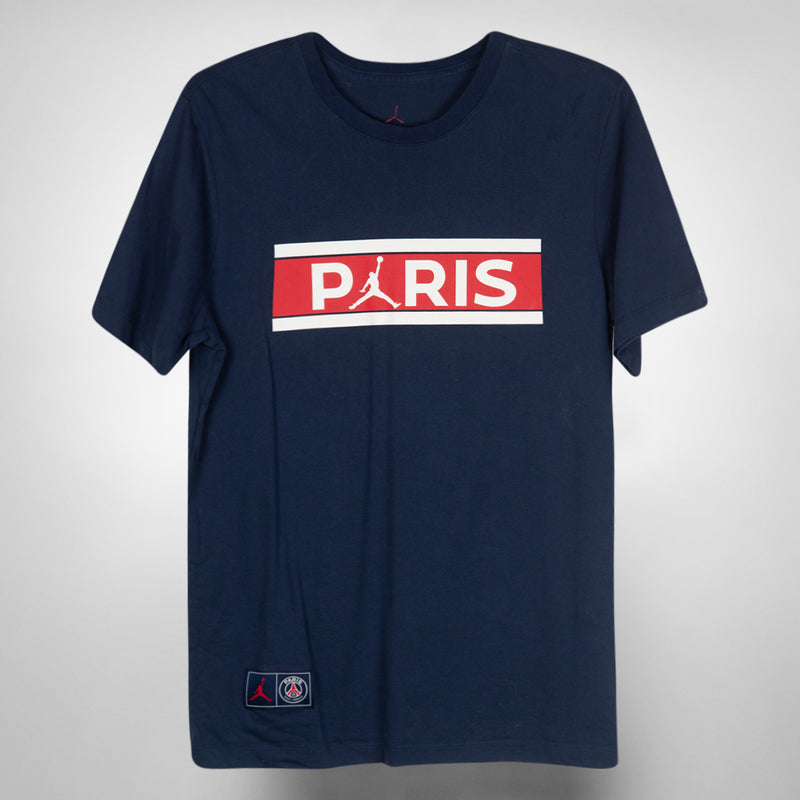 2021 Paris Saint-Germain PSG Nike Graphic T-Shirt Navy