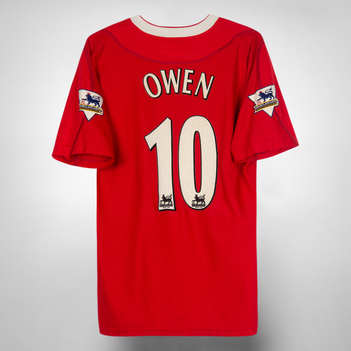 2002-2004 Liverpool Reebok Home Shirt #10 Michael Owen