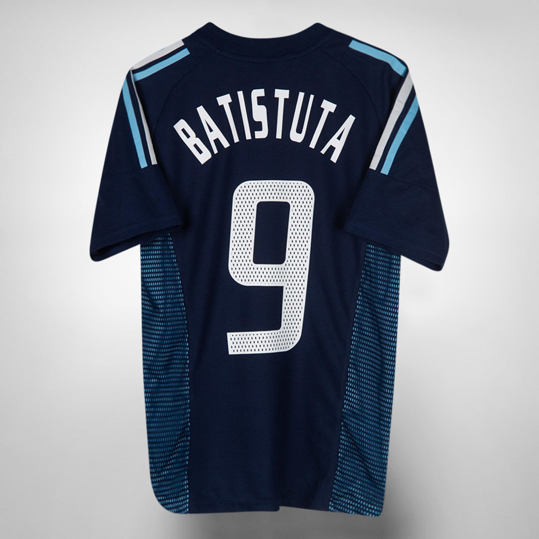 2002-2004 Argentina Adidas Away Shirt #9 Batistuta