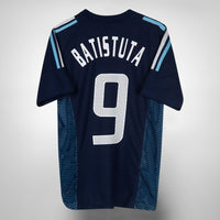 2002-2004 Argentina Adidas Away Shirt #9 Batistuta